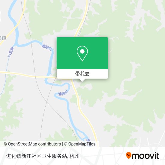 进化镇新江社区卫生服务站地图