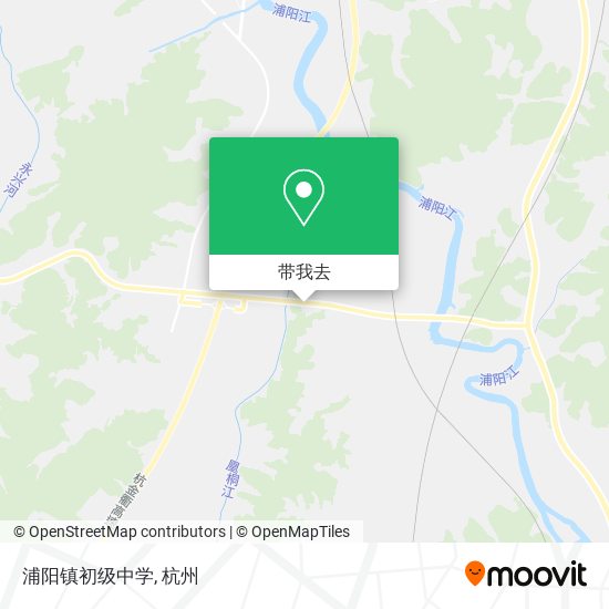 浦阳镇初级中学地图