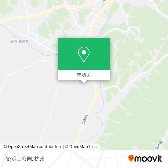 贤明山公园地图