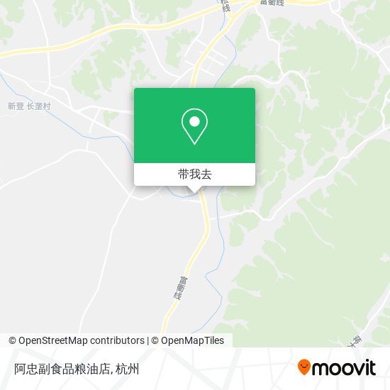 阿忠副食品粮油店地图