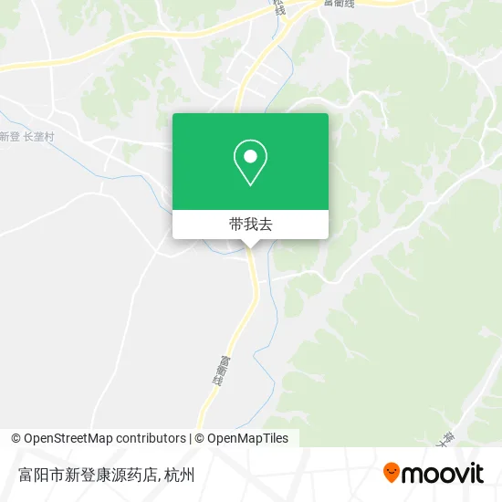 富阳市新登康源药店地图