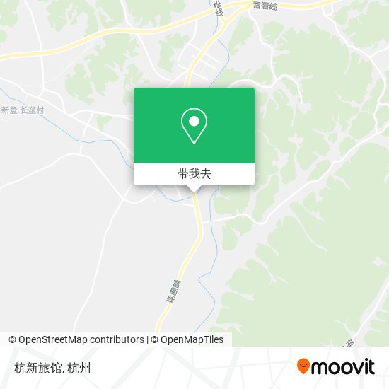 杭新旅馆地图