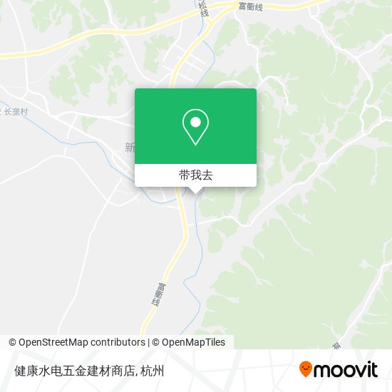 健康水电五金建材商店地图