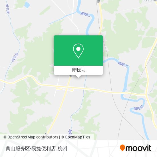 萧山服务区-易捷便利店地图