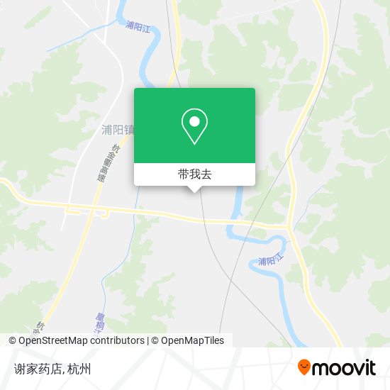 谢家药店地图