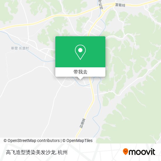 高飞造型烫染美发沙龙地图