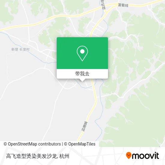 高飞造型烫染美发沙龙地图