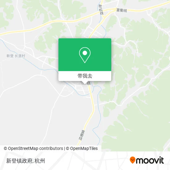 新登镇政府地图