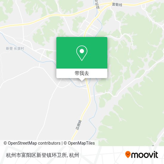 杭州市富阳区新登镇环卫所地图