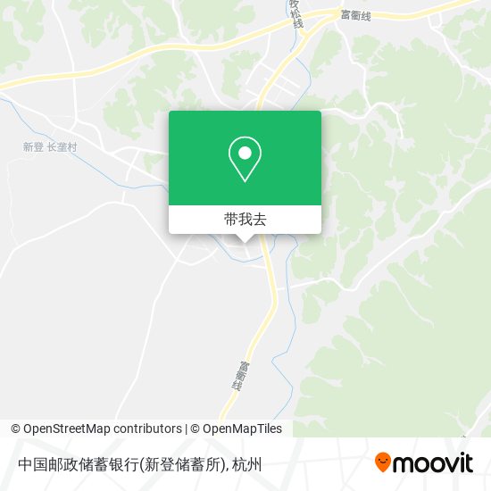 中国邮政储蓄银行(新登储蓄所)地图