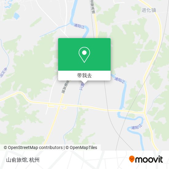 山俞旅馆地图
