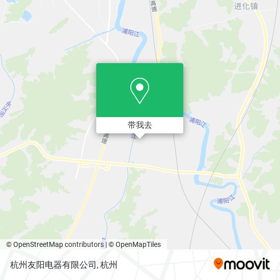 杭州友阳电器有限公司地图
