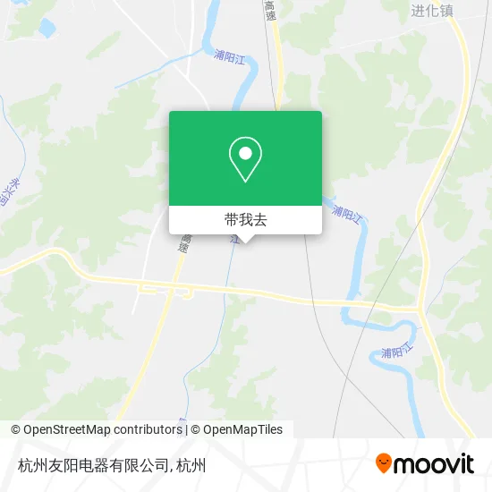 杭州友阳电器有限公司地图