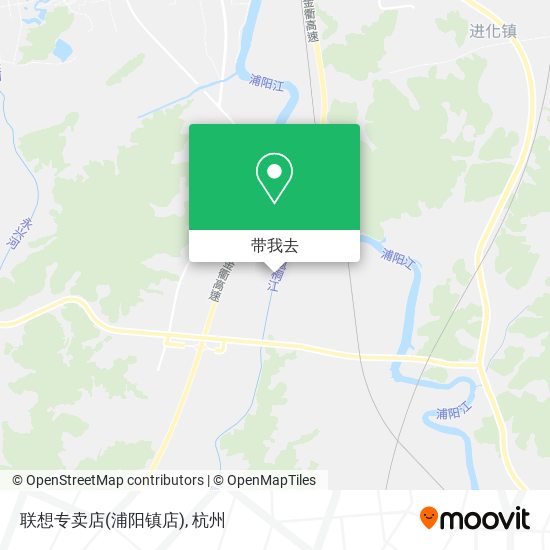 联想专卖店(浦阳镇店)地图