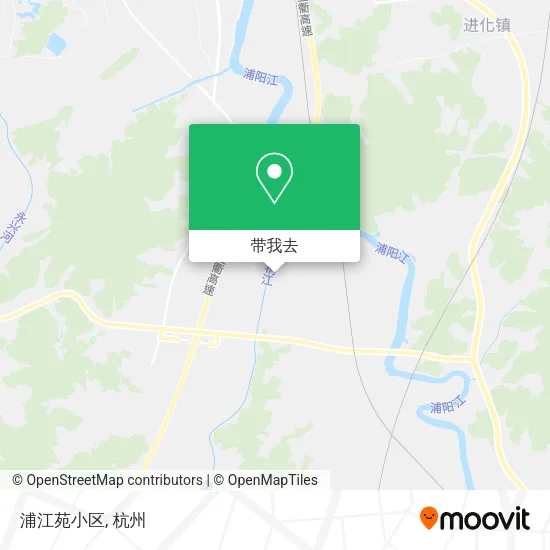 浦江苑小区地图