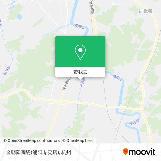 金朝阳陶瓷(浦阳专卖店)地图