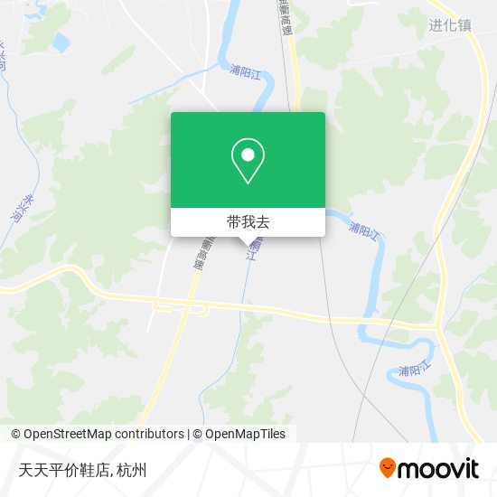 天天平价鞋店地图