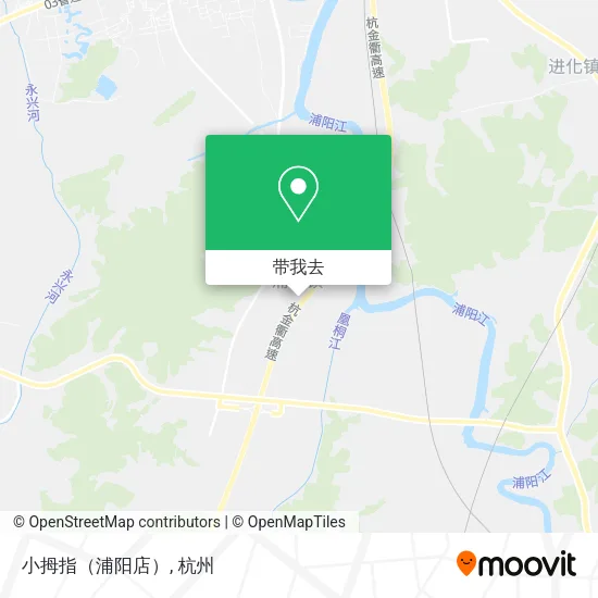 小拇指（浦阳店）地图