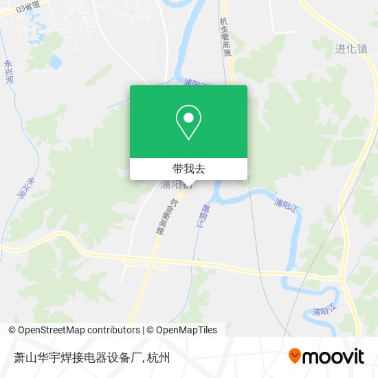 萧山华宇焊接电器设备厂地图