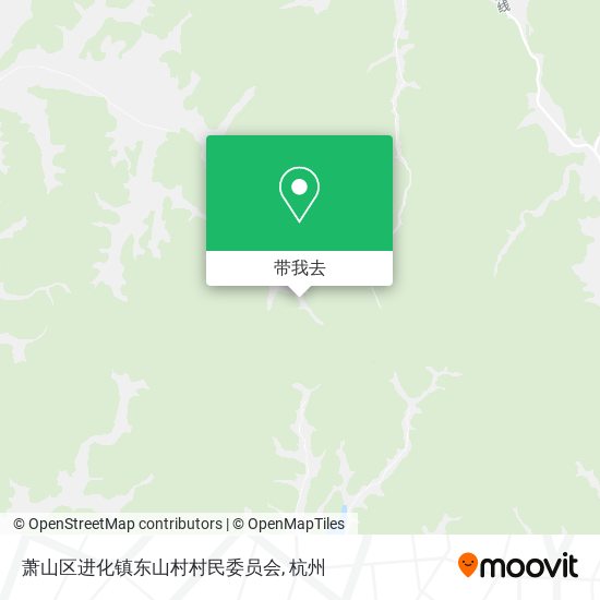 萧山区进化镇东山村村民委员会地图