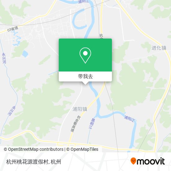 杭州桃花源渡假村地图