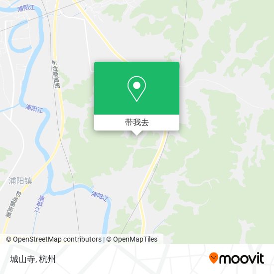 城山寺地图