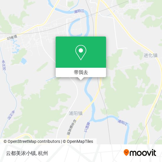 云都美浓小镇地图