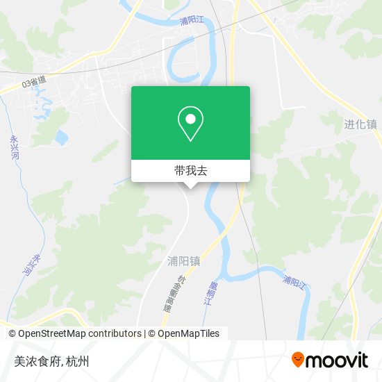 美浓食府地图