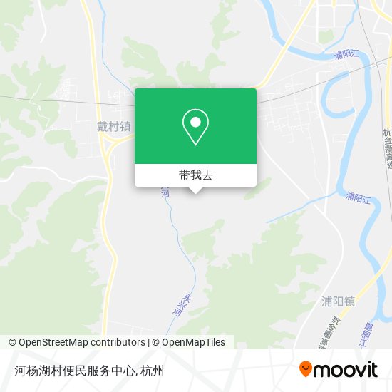 河杨湖村便民服务中心地图