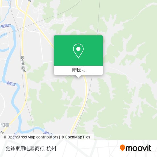 鑫锋家用电器商行地图