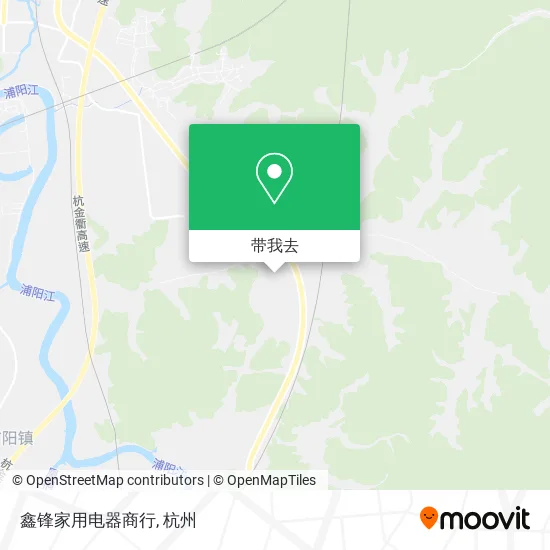 鑫锋家用电器商行地图