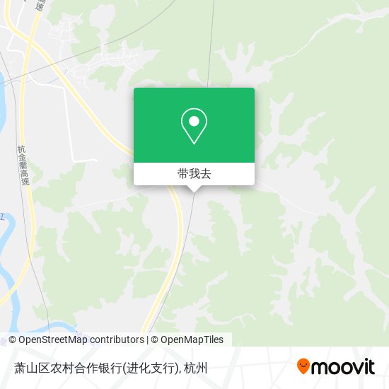萧山区农村合作银行(进化支行)地图