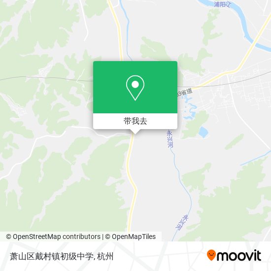 萧山区戴村镇初级中学地图