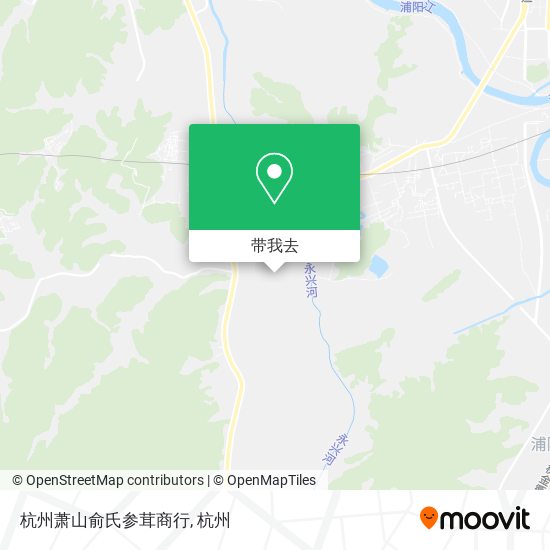 杭州萧山俞氏参茸商行地图