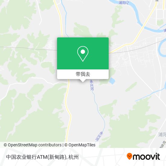 中国农业银行ATM(新甸路)地图