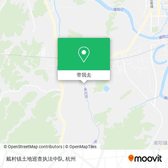 戴村镇土地巡查执法中队地图