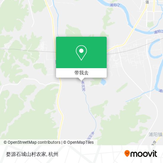 婺源石城山村农家地图