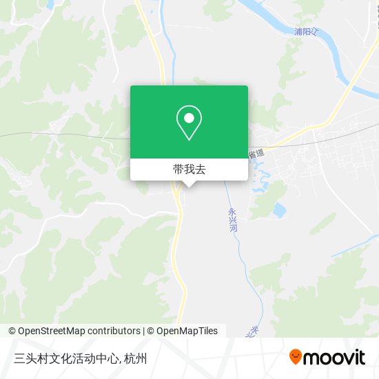 三头村文化活动中心地图