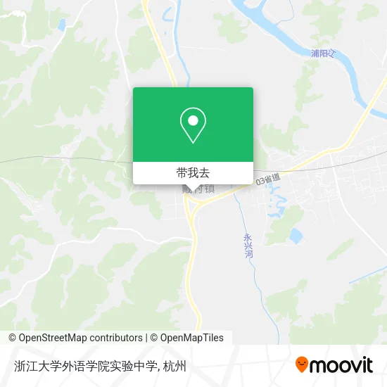 浙江大学外语学院实验中学地图