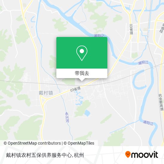 戴村镇农村五保供养服务中心地图