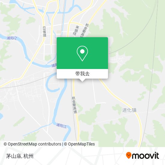 茅山庙地图