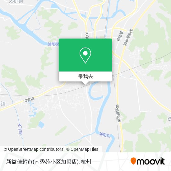 新益佳超市(南秀苑小区加盟店)地图