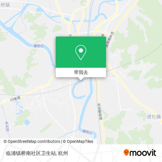 临浦镇桥南社区卫生站地图