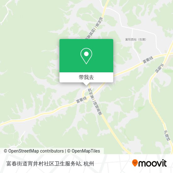 富春街道宵井村社区卫生服务站地图