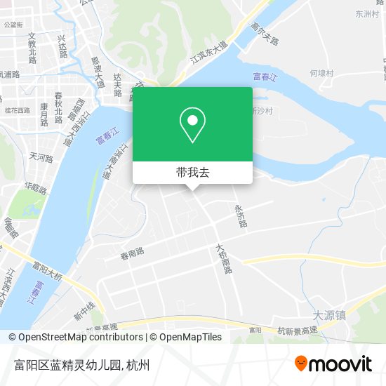 富阳区蓝精灵幼儿园地图