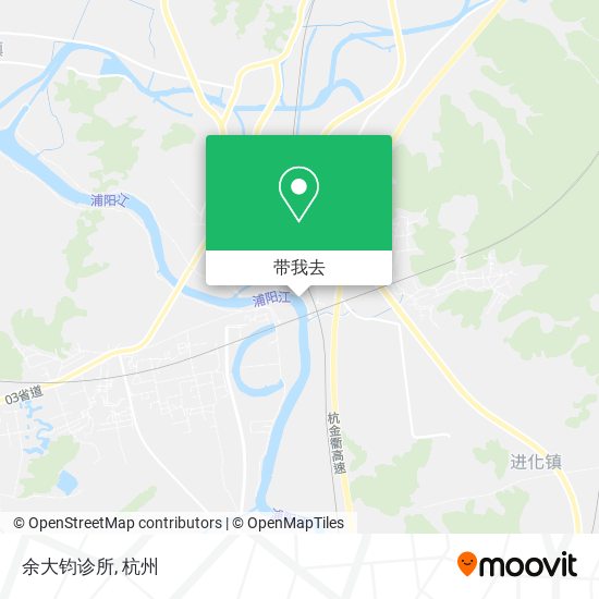 余大钧诊所地图