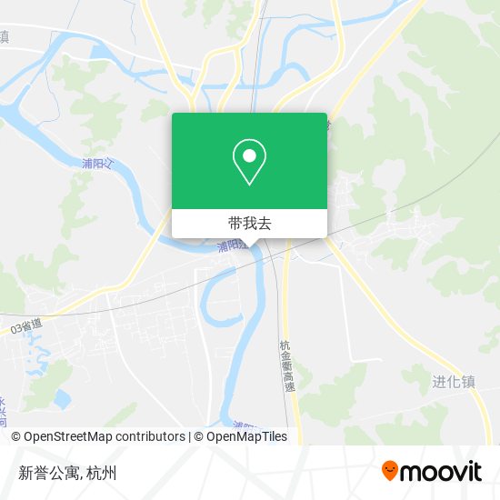 新誉公寓地图