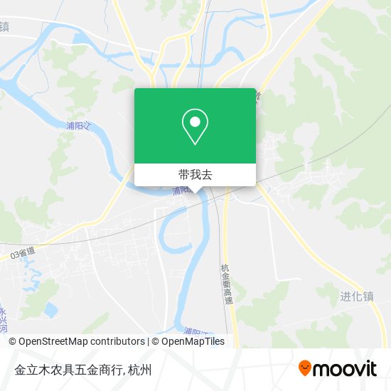 金立木农具五金商行地图