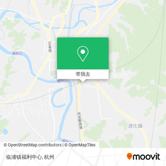 临浦镇福利中心地图