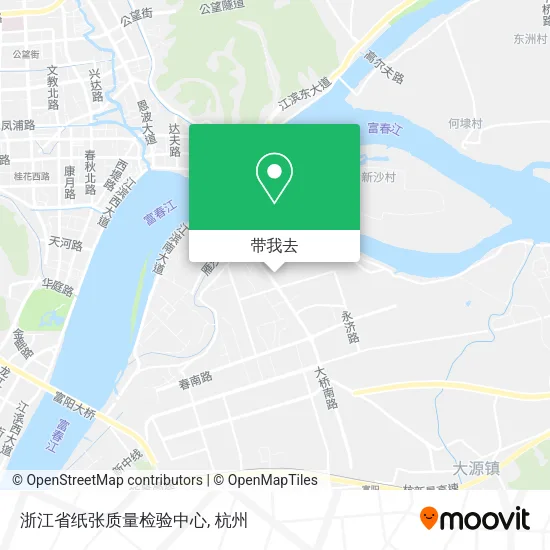 浙江省纸张质量检验中心地图